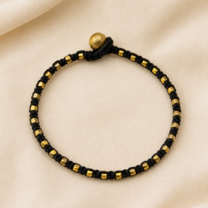 black-brass-bead-bracelet