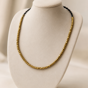 Antique Brass Bead Necklace