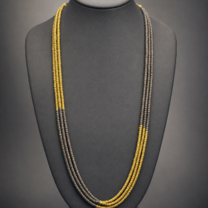 Dual-Tone Dhokra Multi-Strand Necklace