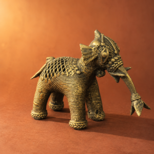 Handcrafted Dhokra Elephant Figurine