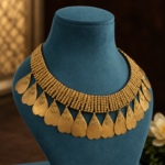 Choker with leafy hangings (6)