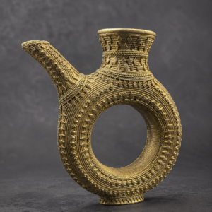 Handcrafted Dhokra Circular Ring Pitcher