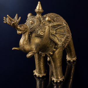 Handcrafted Dhokra Elephant Figurine