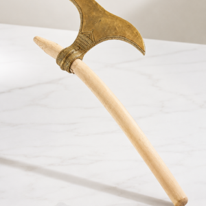 Handcrafted Brass Farsa Decorative Axe Wall Accent