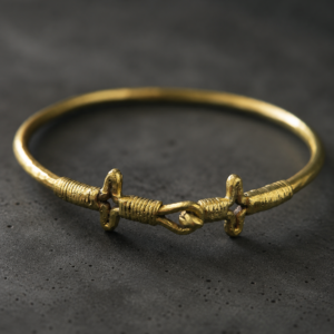 Handcrafted Brass Tribal Hasli Choker Necklace