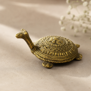 Handcrafted Dhokra Turtle Figurine