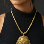 Necklace Dhokra pendent (8)