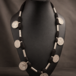 Necklace coin white metal (5)